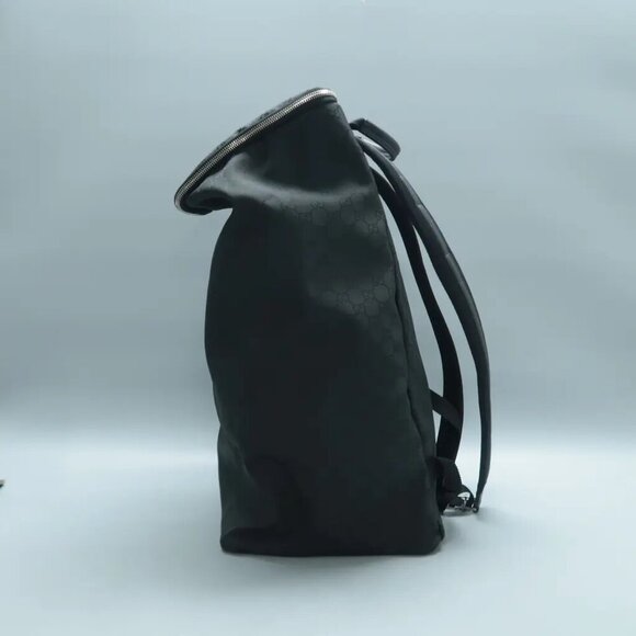 100% Authentic GUCCI Black Cloth Backpack 874-101724 - Picture 3 of 11